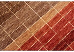 Tappeto Mosaic Geometrico Marrone Rosso 155x207 Cm