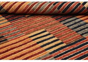 Tappeto Mosaic Geometrico Rosso Mattone Blu Scuro 153x203 Cm