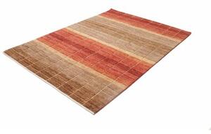 Tappeto Mosaic Geometrico Marrone Rosso 155x207 Cm