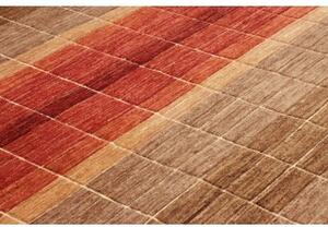 Tappeto Mosaic Geometrico Marrone Rosso 155x207 Cm