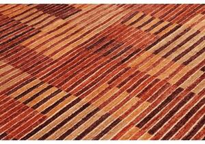 Tappeto Mosaic Geometrico Rosso Arancione 152x206 Cm