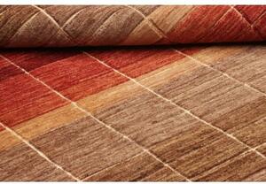 Tappeto Mosaic Geometrico Marrone Rosso 155x207 Cm