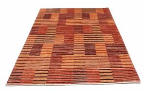 Tappeto Mosaic Geometrico Rosso Arancione 152x206 Cm