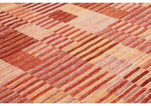 Tappeto Mosaic Geometrico Rosso Arancione 170x244 Cm