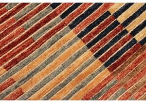 Tappeto Mosaic Geometrico Rosso Mattone Blu Scuro 153x203 Cm
