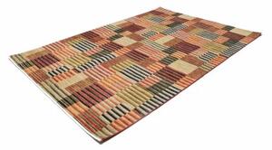 Tappeto Mosaic Geometrico Multicolore Beige 198x289 Cm