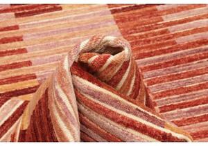 Tappeto Mosaic Geometrico Rosso Arancione 170x244 Cm