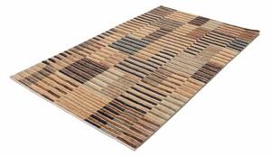 Tappeto Mosaic Geometrico Beige Marrone 123x192 Cm