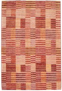 Tappeto Mosaic Geometrico Rosso Arancione 170x244 Cm