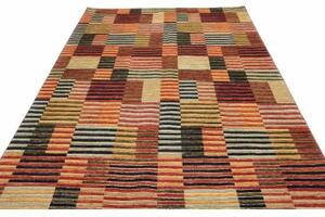 Tappeto Mosaic Geometrico Multicolore Beige 198x289 Cm