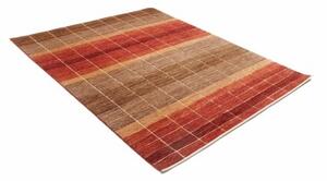 Tappeto Mosaic Geometrico Marrone Rosso 155x207 Cm