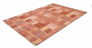 Tappeto Mosaic Geometrico Rosso Arancione 170x244 Cm