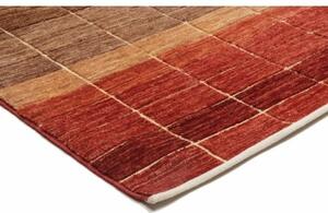 Tappeto Mosaic Geometrico Marrone Rosso 155x207 Cm