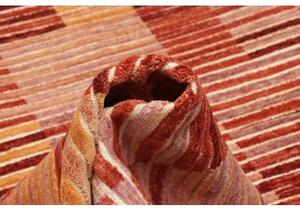 Tappeto Mosaic Geometrico Rosso Mattone Arancione 200x295 Cm