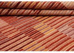 Tappeto Mosaic Geometrico Rosso Mattone Arancione 200x295 Cm