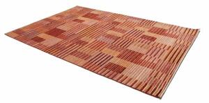 Tappeto Mosaic Geometrico Rosso Mattone Arancione 200x295 Cm
