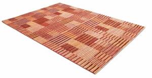 Tappeto Mosaic Geometrico Rosso Arancione 170x244 Cm