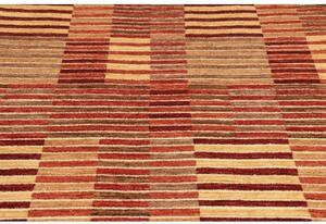 Tappeto Mosaic Geometrico Rosso Mattone Beige 154x200 Cm