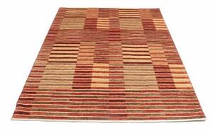 Tappeto Mosaic Geometrico Rosso Mattone Beige 154x200 Cm