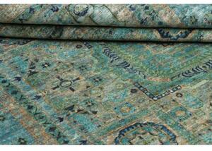Tappeto Kairo Medaglione Verde Petrolio Beige 125x181 Cm
