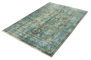 Tappeto Kairo Medaglione Verde Petrolio Beige 125x181 Cm