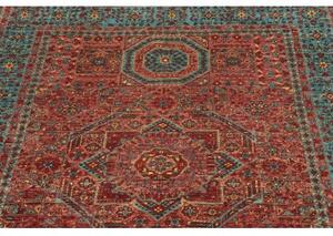 Tappeto Kairo Stilizzato Rosso Mattone Turchese 124x186 Cm