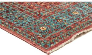Tappeto Kairo Stilizzato Rosso Mattone Turchese 124x186 Cm