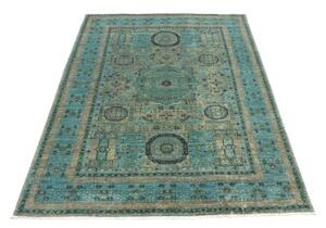 Tappeto Kairo Medaglione Verde Petrolio Beige 125x181 Cm