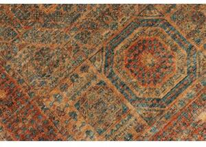 Tappeto Kairo Stilizzato Ruggine Blu 100x158 Cm