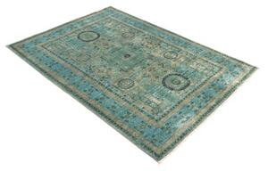 Tappeto Kairo Medaglione Verde Petrolio Beige 125x181 Cm