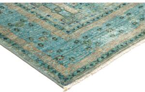 Tappeto Kairo Medaglione Verde Petrolio Beige 125x181 Cm