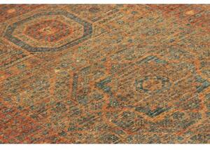 Tappeto Kairo Stilizzato Ruggine Blu 100x158 Cm