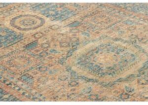 Tappeto Kairo Geometrico Blu Petrolio Beige 122x183 Cm