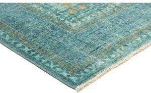 Tappeto Kairo Stilizzato Verde Petrolio Ocra 120x186 Cm
