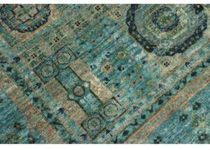 Tappeto Kairo Medaglione Verde Petrolio Beige 125x181 Cm
