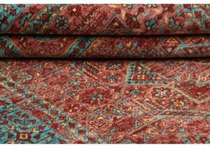 Tappeto Kairo Stilizzato Rosso Mattone Turchese 124x186 Cm