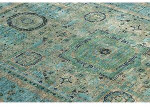 Tappeto Kairo Medaglione Verde Petrolio Beige 125x181 Cm