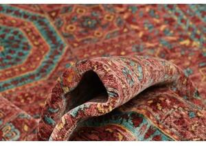 Tappeto Kairo Stilizzato Rosso Mattone Turchese 124x186 Cm