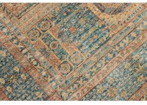 Tappeto Kairo Geometrico Blu Petrolio Beige 122x183 Cm