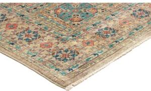 Tappeto Kairo Stilizzato Beige Blu Petrolio 150x199 Cm