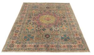 Tappeto Kairo Stilizzato Beige Blu Petrolio 150x199 Cm