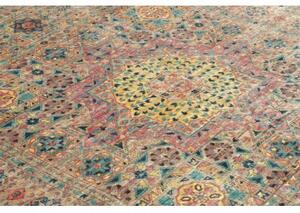 Tappeto Kairo Stilizzato Beige Blu Petrolio 150x199 Cm