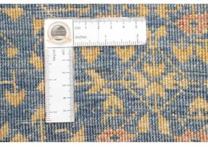 Tappeto Kairo Stilizzato Rosso Mattone Blu Avio 151x206 Cm
