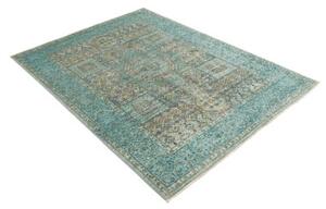 Tappeto Kairo Patchwork Verde Petrolio Beige 147x204 Cm
