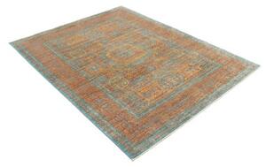 Tappeto Kairo Stilizzato Ruggine Ottanio 152x200 Cm