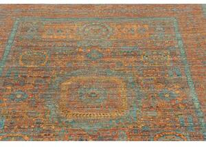 Tappeto Kairo Stilizzato Ruggine Ottanio 152x200 Cm