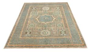 Tappeto Kairo Stilizzato Blu Ruggine 147x190 Cm