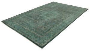 Tappeto Kairo Stilizzato Verde Petrolio Ocra 201x308 Cm
