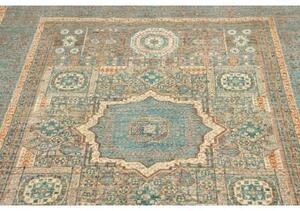Tappeto Kairo Stilizzato Blu Ruggine 147x190 Cm
