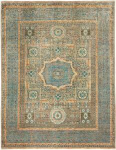 Tappeto Kairo Stilizzato Blu Ruggine 147x190 Cm